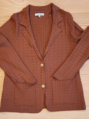 Copper Cardigan Blazer
